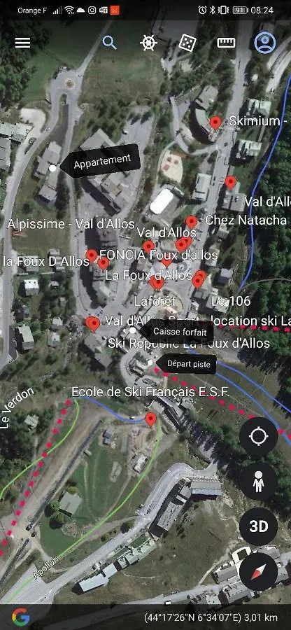 La Foux D'Allos - Studio 4 Couchages, Tres Proche Centre Station 0*, ألو